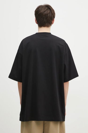 Majica kratkih rukava VETEMENTS Oval Logo Oversized T-Shirt Crna | UA66TR605BW, 2