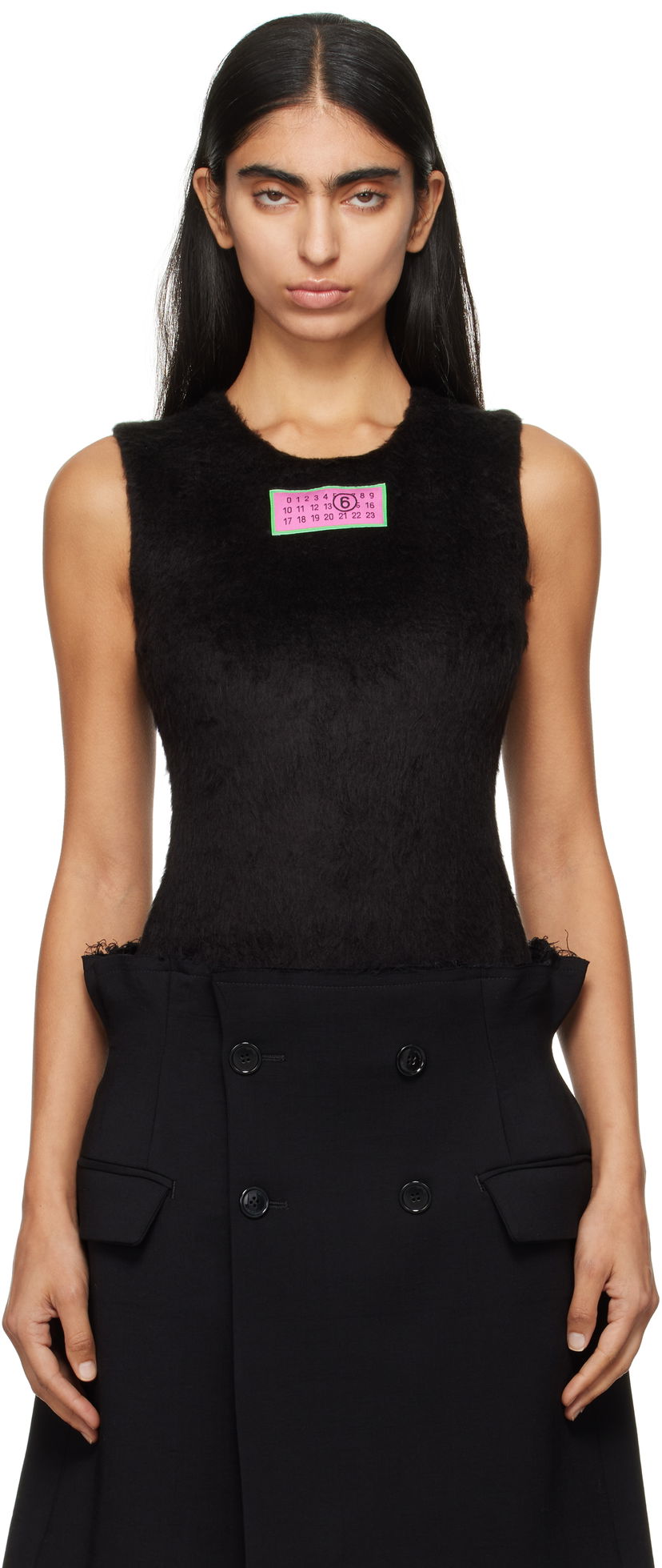 Body Maison Margiela Lycra Jersey Bodysuit Crna | S62NA0073 MTJ012
