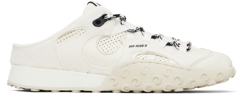 Odjeća Marine Serre Marine Serre MS Rise Tyko Mules Bijela | WFW035A RLEA0002