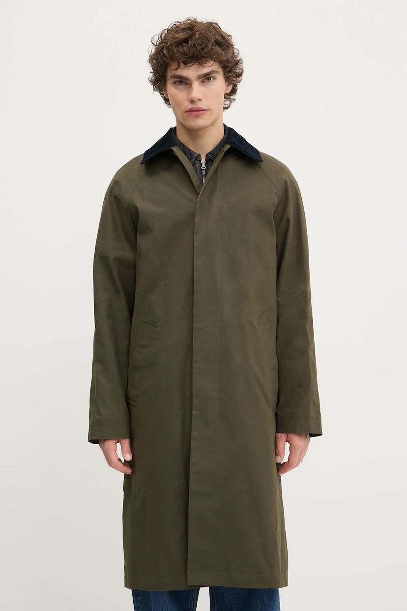 Kaputi A.P.C. A.P.C. Mac Gaspard Coat Zelena | COHIL.M01548