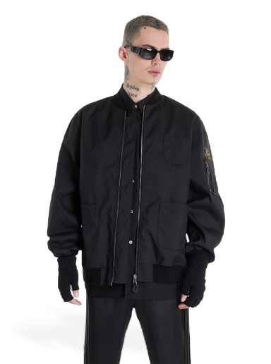Bomber jakna RAF SIMONS School Uniform Bomber Echodomer Crna | 221-623B-30000-0099