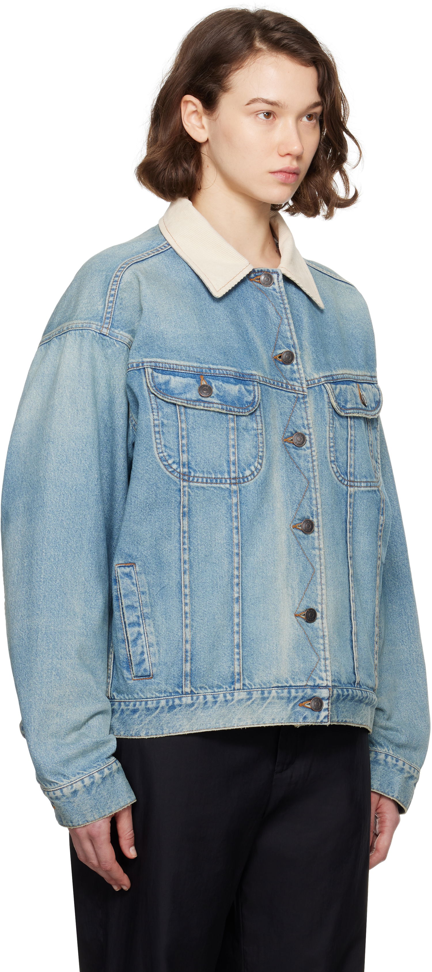 Jakna The Row The Row Jorelle Denim Jacket Plava | 8938-W3932, 1