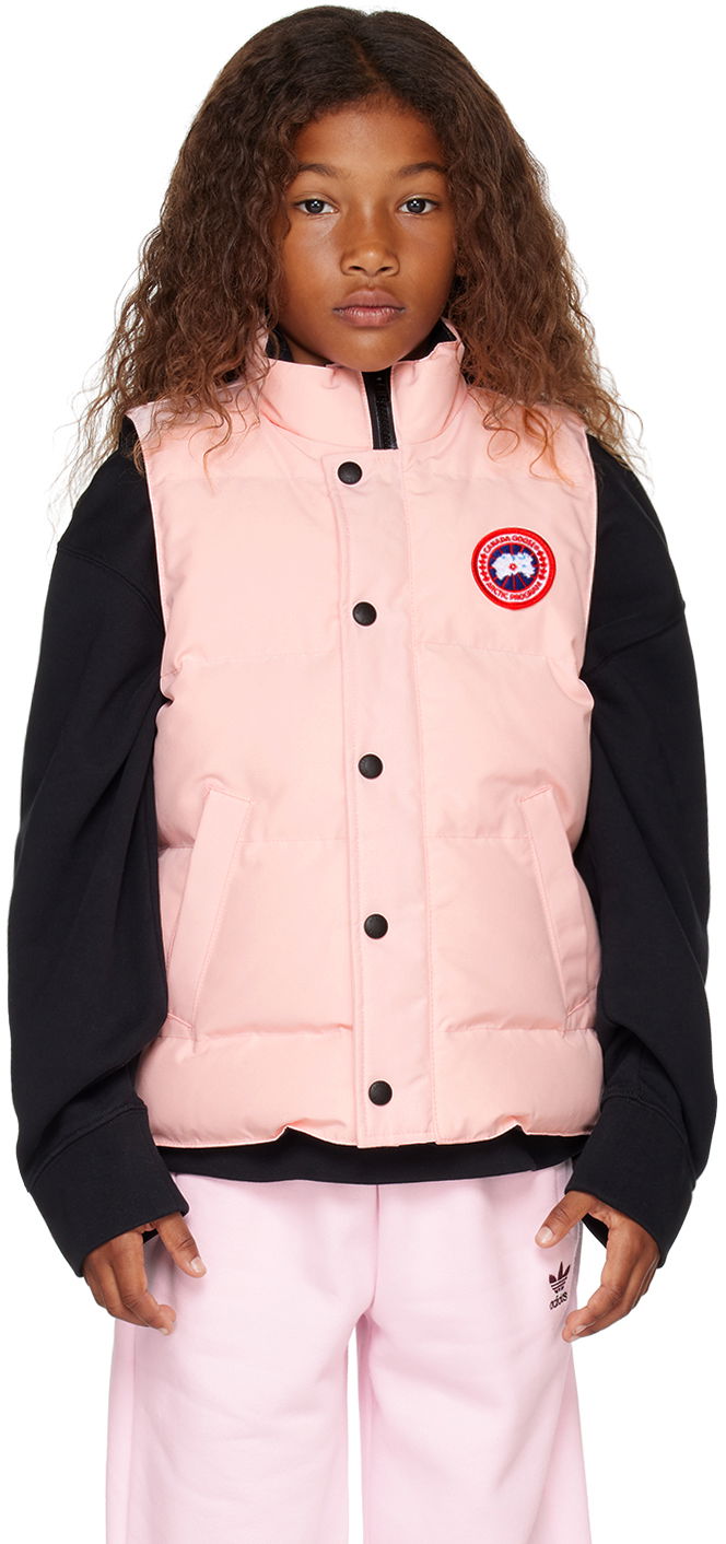 Prsluk Canada Goose Kids' Vanier Down Vest Ružičasta | 4554Y