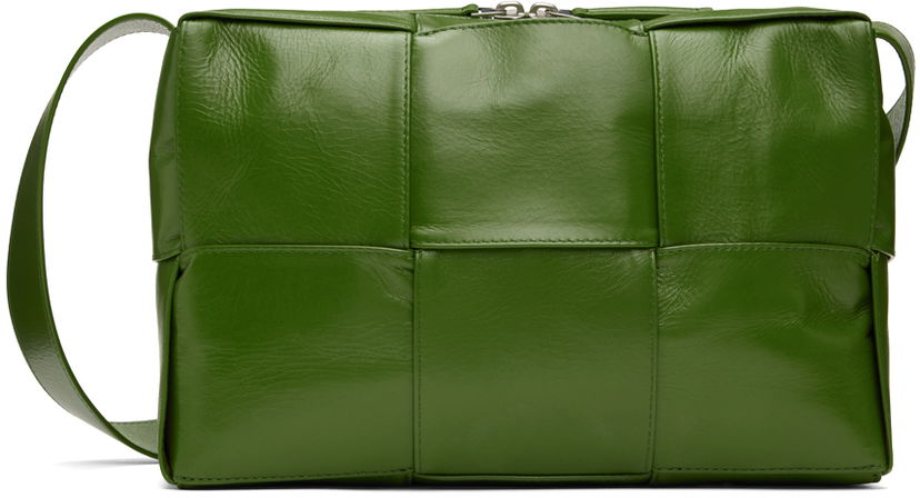 Ručna torbica Bottega Veneta Bottega Veneta Medium Arco Camera Bag Zelena | 731165 VCQ71