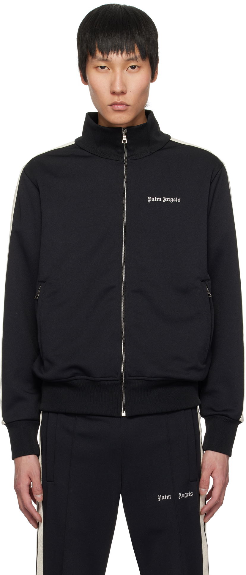 Trenerka Palm Angels Palm Angels Classic Logo Track Jacket Crna | PMBD058C99FAB0021003