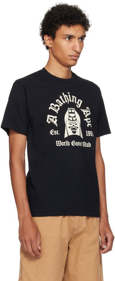 Majica kratkih rukava BAPE Printed Mad General College T-Shirt Bijela | 001TEL301059M, 4