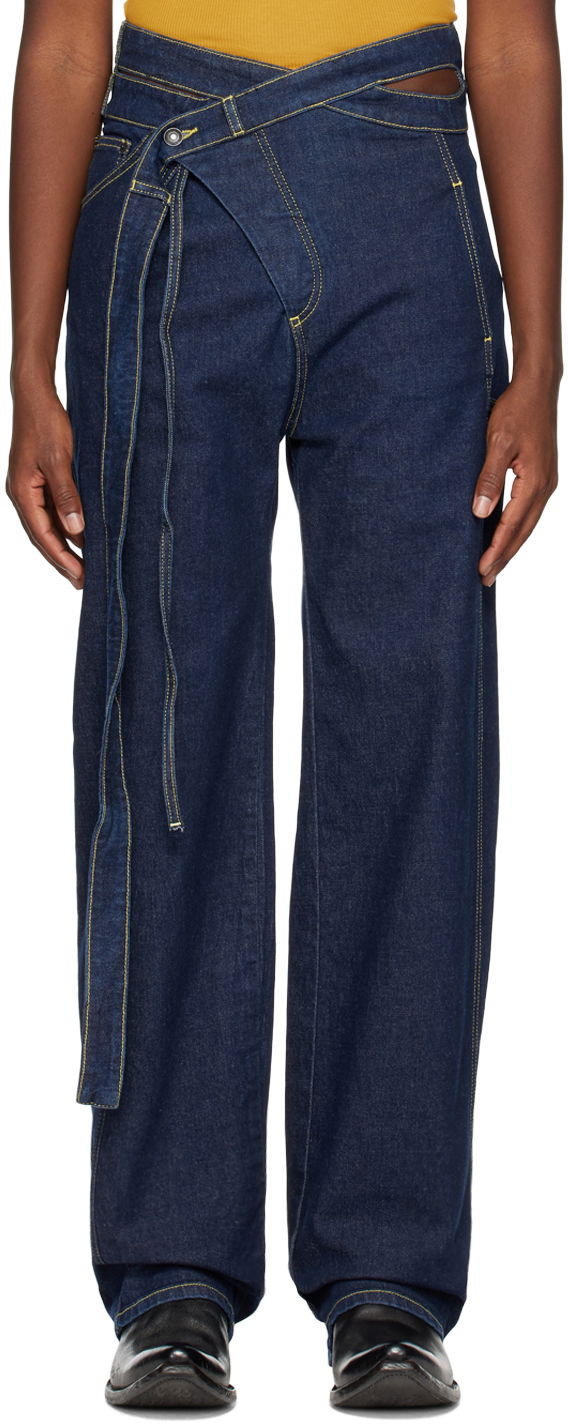 Jeans Ottolinger Ottolinger Signature Wrap Jeans Plava | 1700201E
