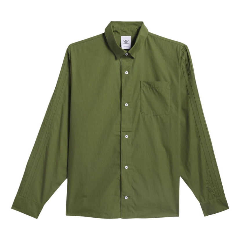 Košulja adidas Originals Originals Shmoofoil Button-Up Shirt Zelena | IU0081