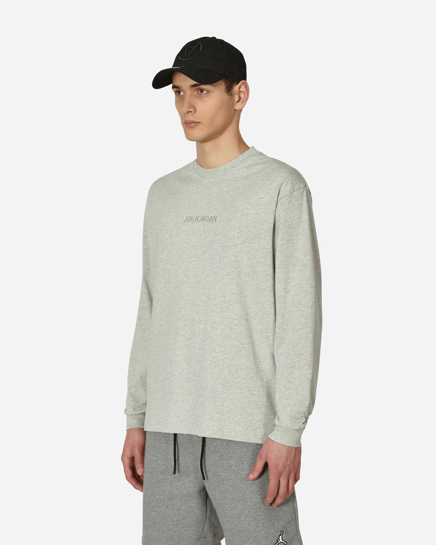 Majica kratkih rukava Jordan Wordmark Longsleeve T-Shirt Siva | FJ0702-050, 1