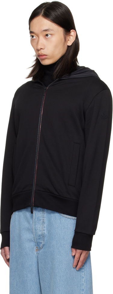 Jakna Moncler Moncler Zip Up Cardigan Jacket Crna | K20918G0001389AZY, 3