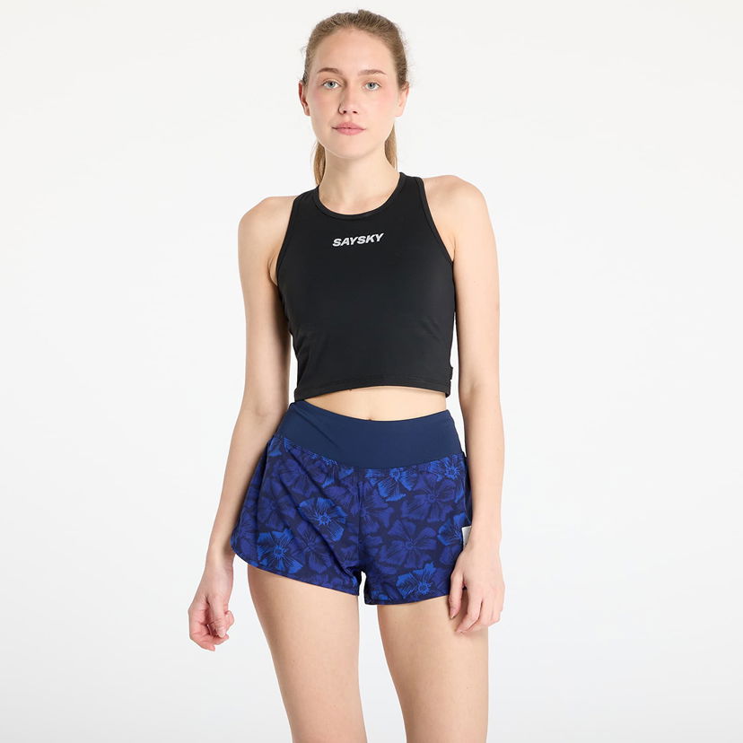 Majica bez rukava Saysky SAYSKY Flow Race Crop Top Crna | XWRSB61C901