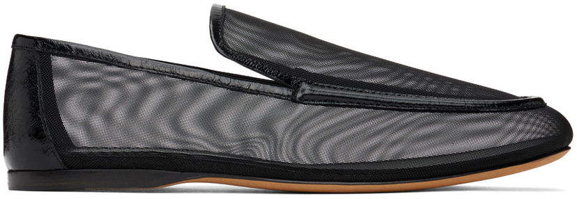 Tenisice i cipele Khaite Khaite Alessia Mesh Loafers Crna | F4047-880