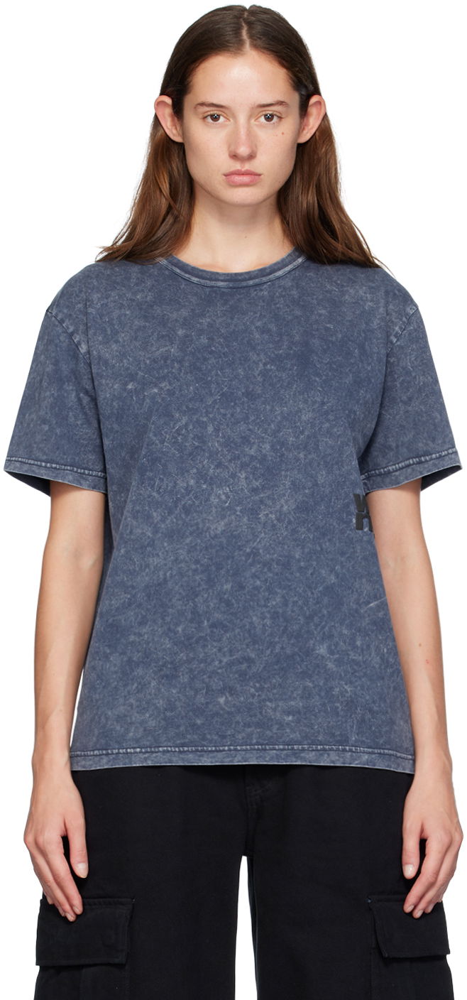 Majica kratkih rukava Alexander Wang Alexander Wang Puff Logo T-Shirt Plava | 4CC3241520