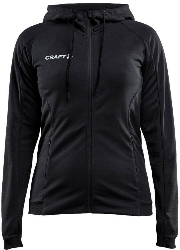 Dukserice Craft Evolve Full-Zip Hooded Training Jacket Crna | 1910158-999000