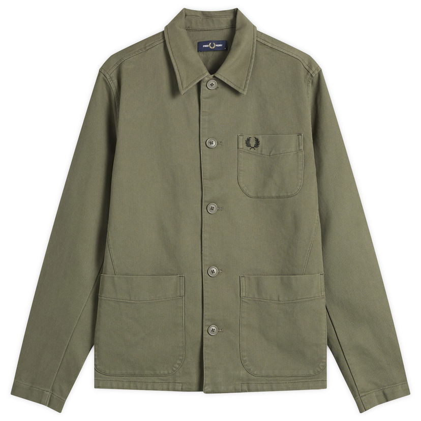 Košulja Fred Perry Men's Bedford Corduroy Overshirt Zelena | M1701-X21