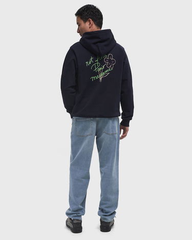 Dukserice Drôle de Monsieur Drôle de Monsieur Slogan Esquisse Hoodie XXL Tamnoplava | G-HO150-CO127-NY, 1