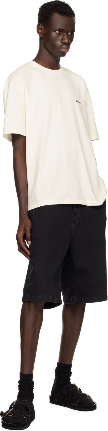Majica kratkih rukava Palmes Dyed Chest Logo T-Shirt Bijela | P10-0026-036, 3