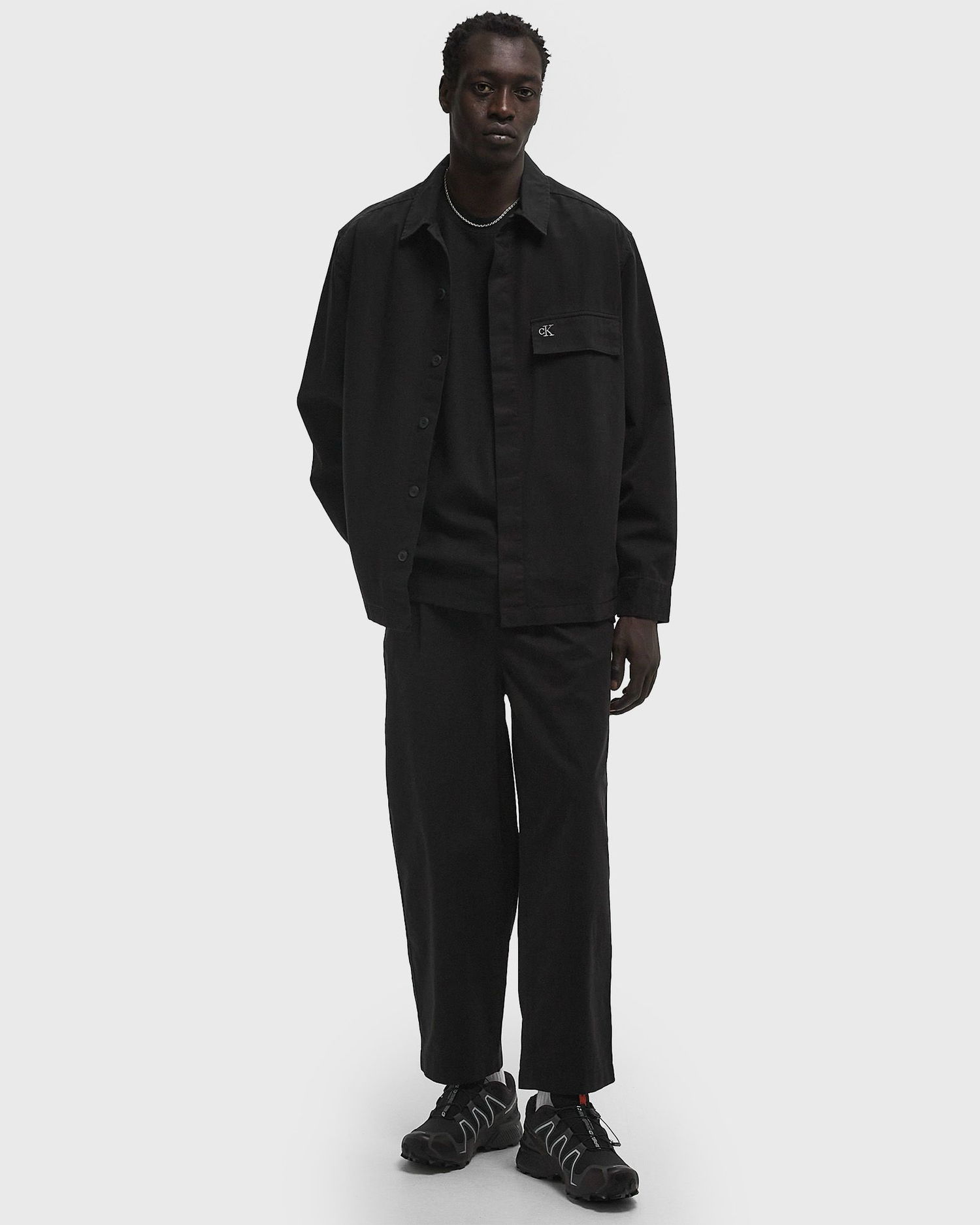 Košulja CALVIN KLEIN Calvin Klein Jeans Clean Cotton Overshirt Crna | J30J326724BEH, 1