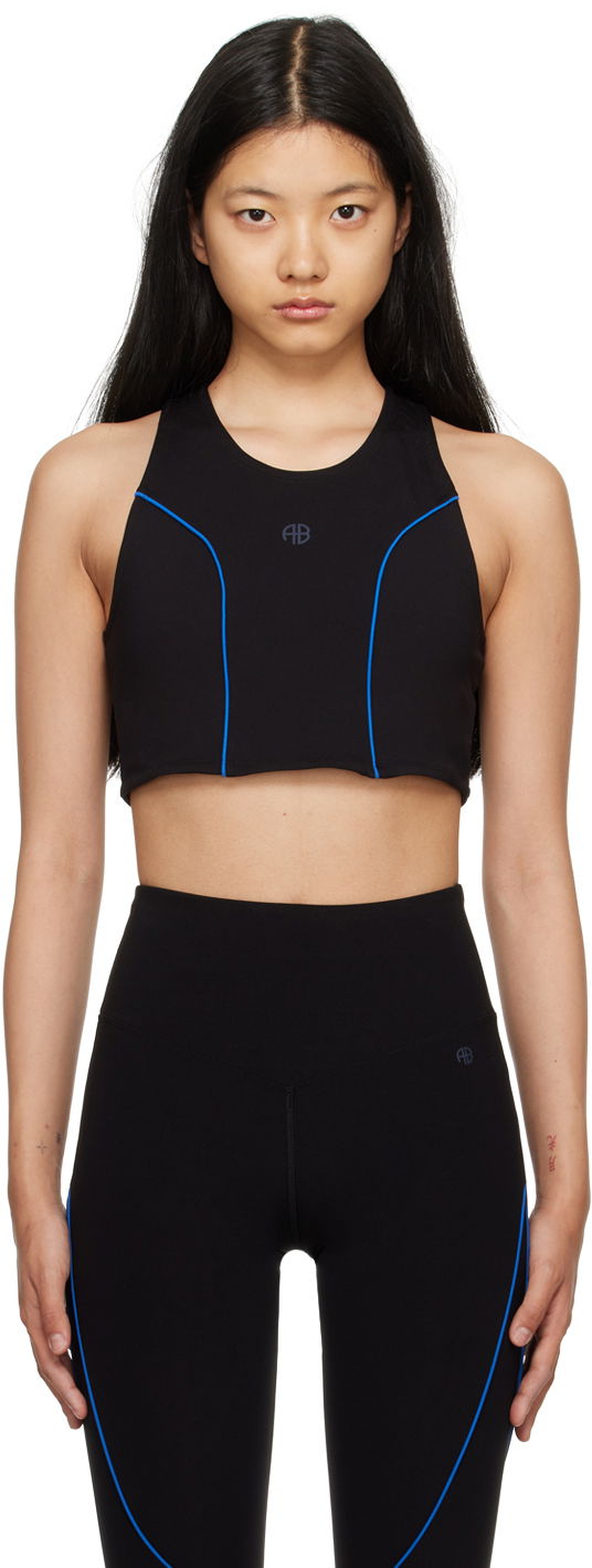 Grudnjak Anine Bing Racerback Top Crna | S-08-0264-000