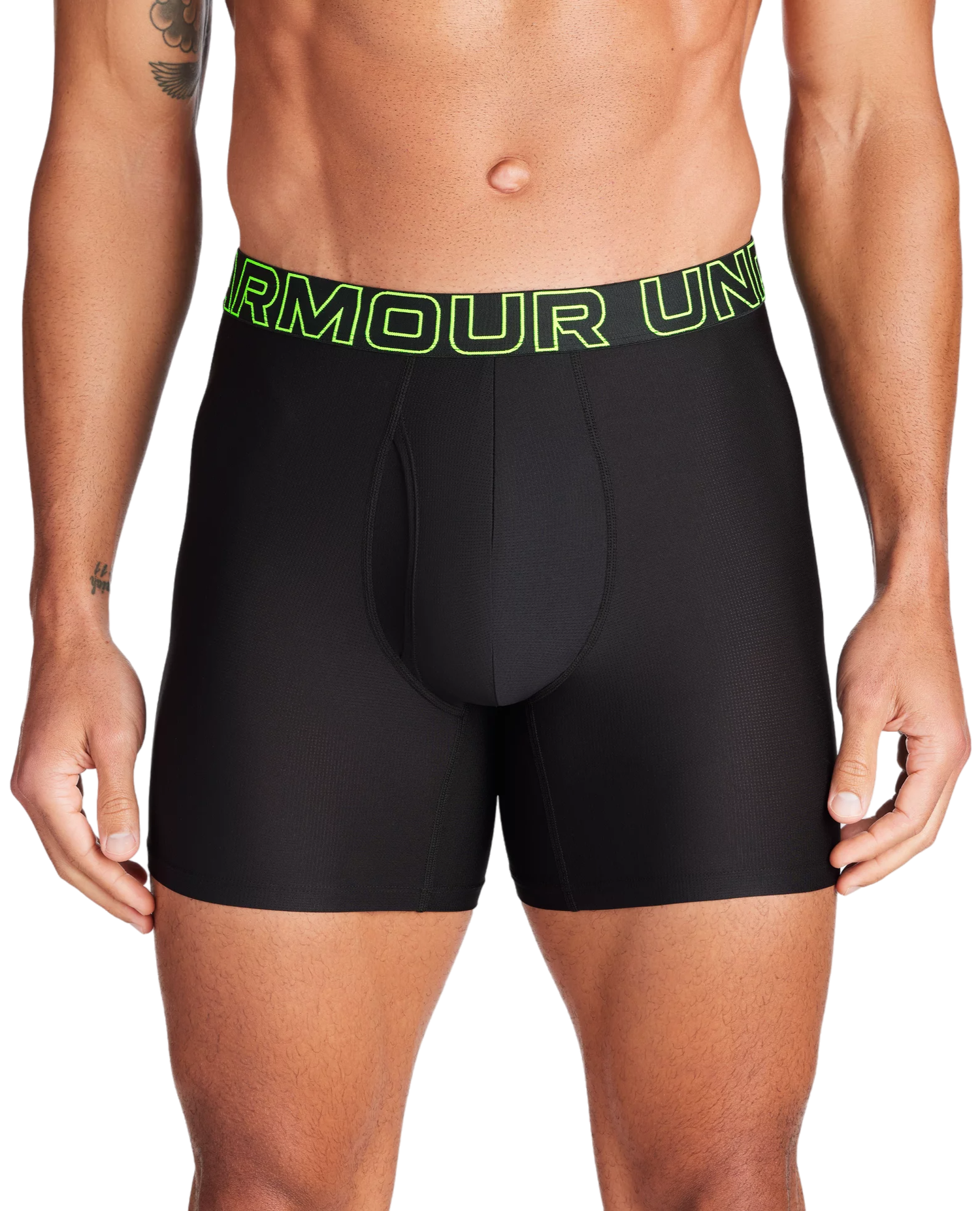 Bokserice Under Armour Performance Tech™ Mesh 6" 3P Crna | 1383884-002, 0