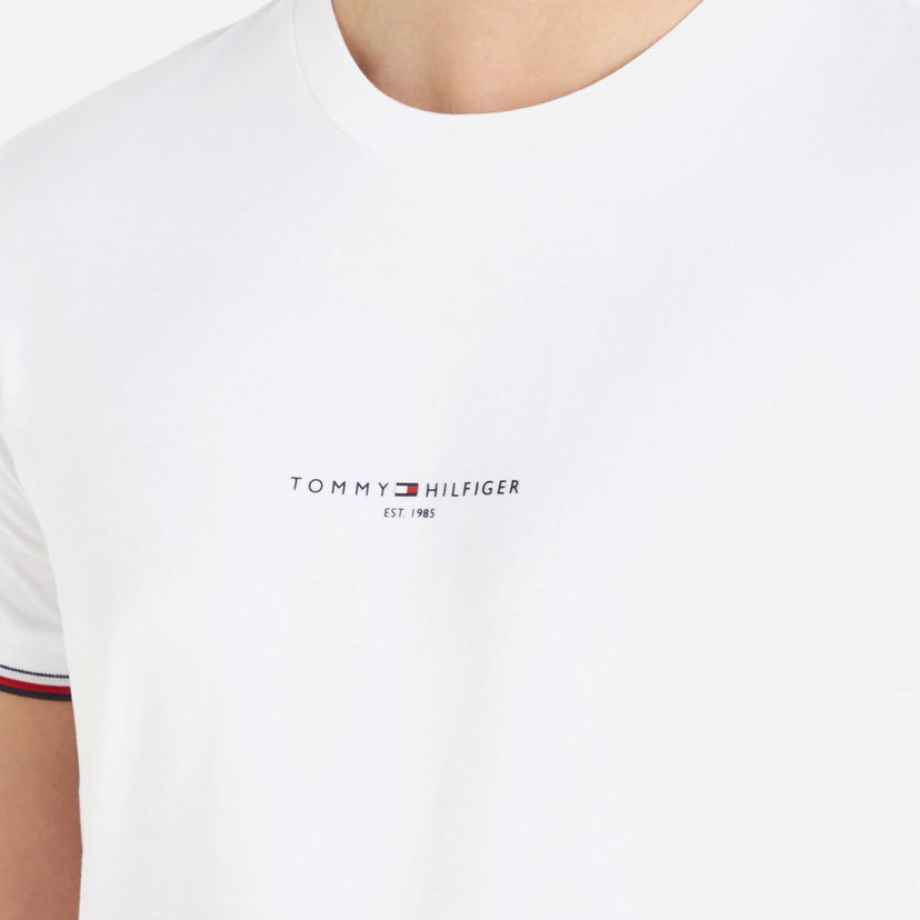 Majica kratkih rukava Tommy Hilfiger Tommy Logo Cotton-Jersey Bijela | MW0MW32584YBR