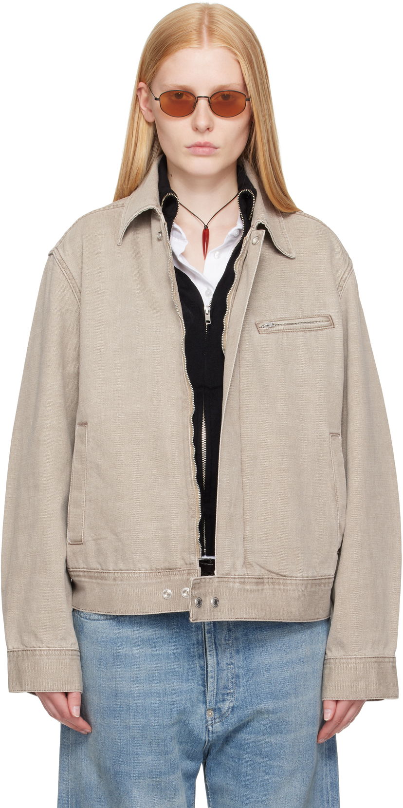 Jakna OUR LEGACY Our Legacy Miller Denim Jacket Bež | M2255MV
