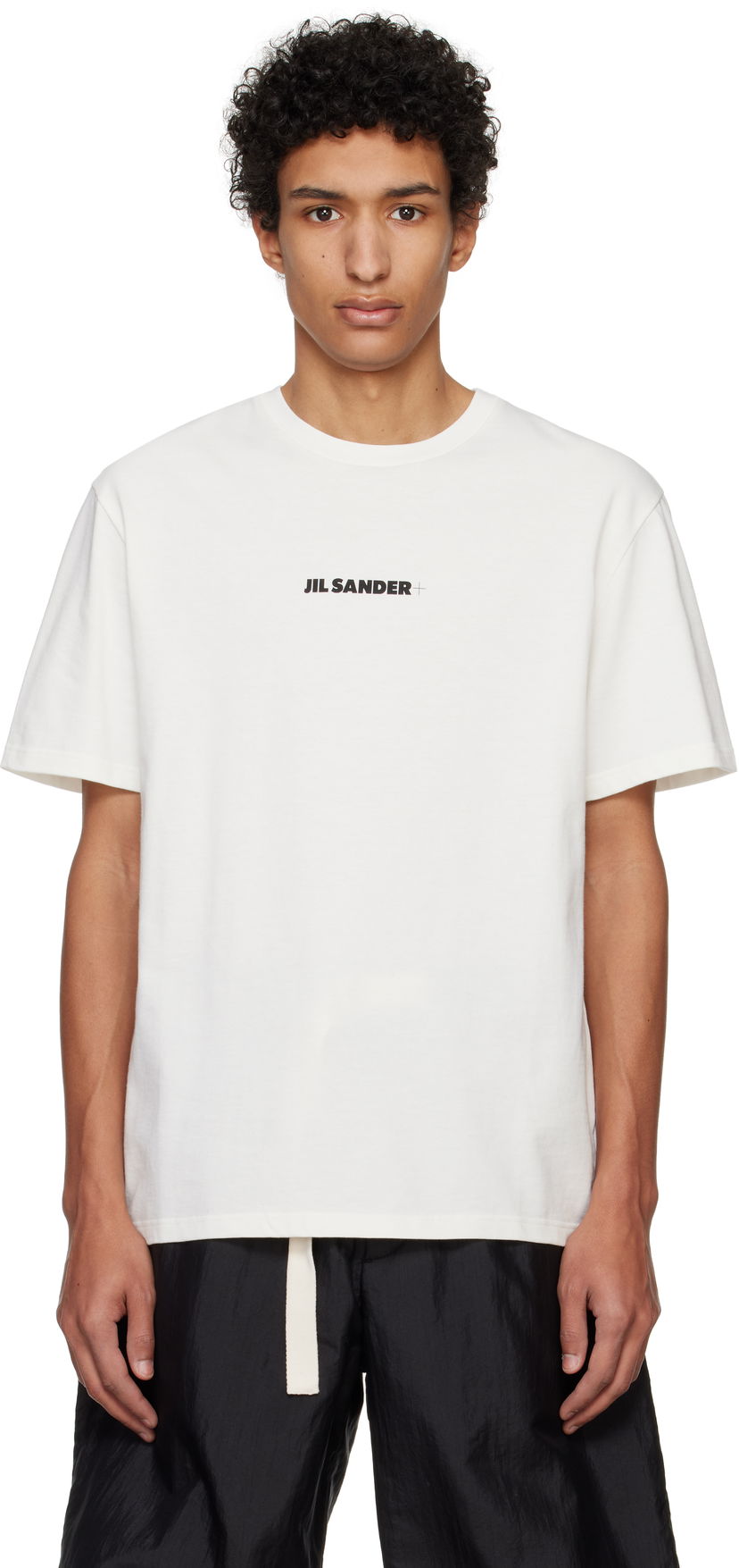 Majica kratkih rukava Jil Sander Jil Sander + Logo Print T-Shirt Bijela | J47GC0156_J20103