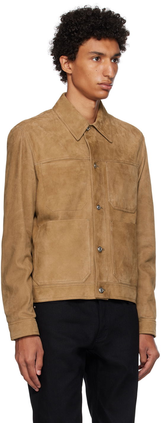 Jakna Paul Smith Paul Smith Suede Trucker Jacket Smeđa | M1R-374Y-L00040, 1