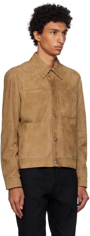 Jakna Paul Smith Paul Smith Suede Trucker Jacket Smeđa | M1R-374Y-L00040, 1
