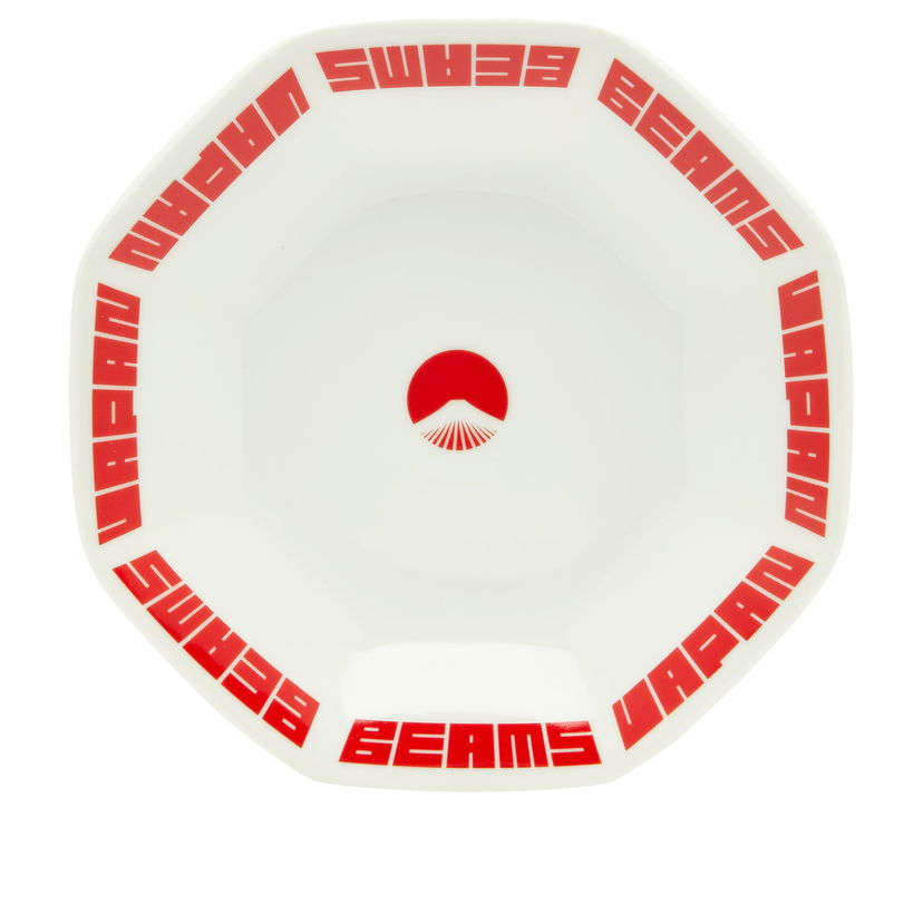Home decor BEAMS BEAMS JAPAN Octagonal Plate Bijela | 5671-0535-067