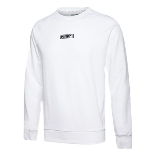 Džemper Puma Puma Round Neck Pullover Bijela | 597358-02