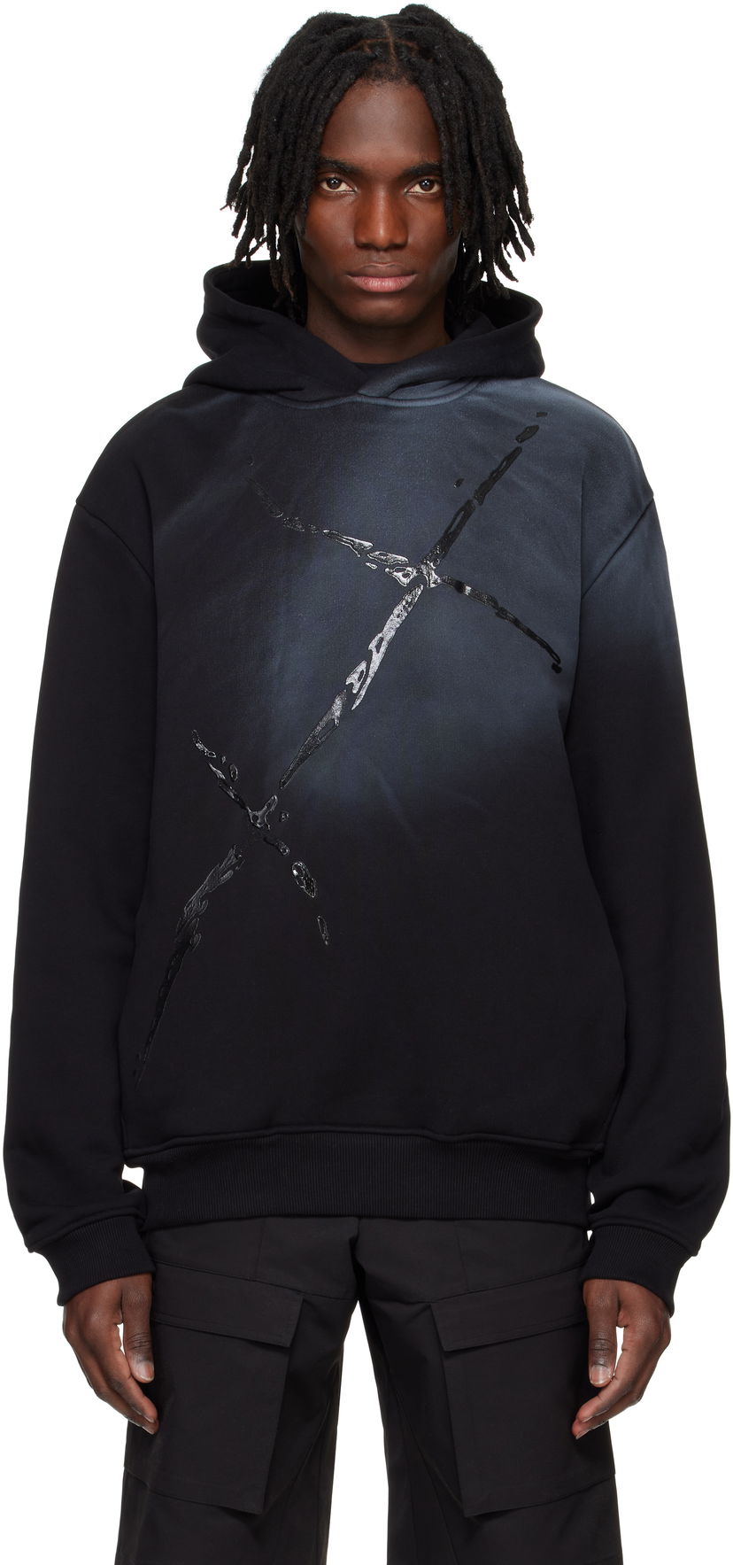 Dukserice HELIOT EMIL HELIOT EMIL Fluxus Hoodie Crna | PRESS25_M_08_072_BLK01
