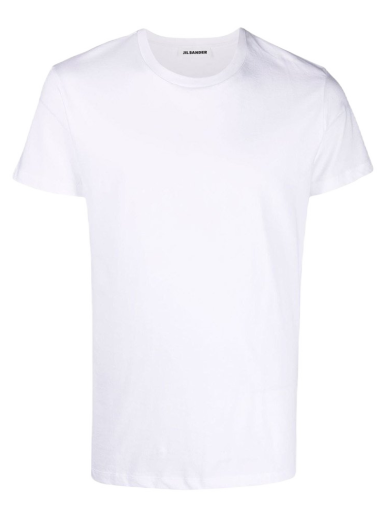 Majica kratkih rukava Jil Sander Round Neck Cotton T-shirt Bijela | JSMU706005MU247308-White