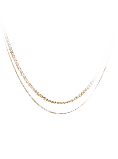 Ogrlica A.P.C. Collier Minimal Necklace Metalik | MEACC-M70680 RAA