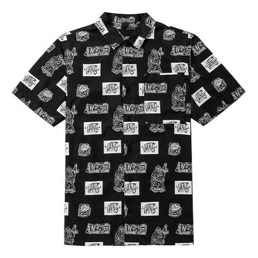 Košulja Vans DUYANAIZI Series Print Short Sleeve Shirt Crna | VN0A5F44ZHA