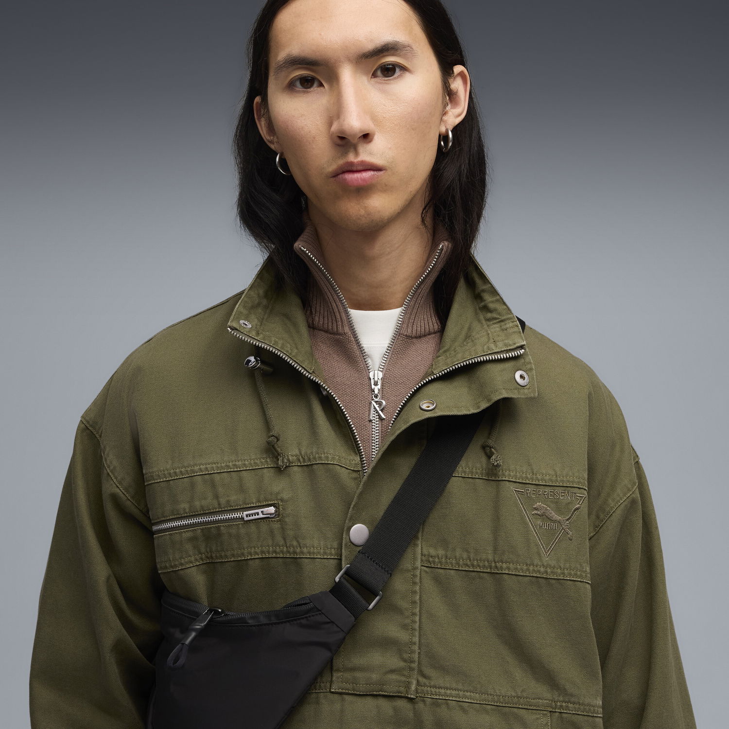 Jakna Puma PUMA x REPRESENT Anorak Jacket Zelena | 632541_92, 1
