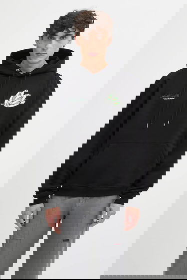 Dukserice Filling Pieces Hoodie DJ United By Rhythm Print Crna | 422532501241, 2