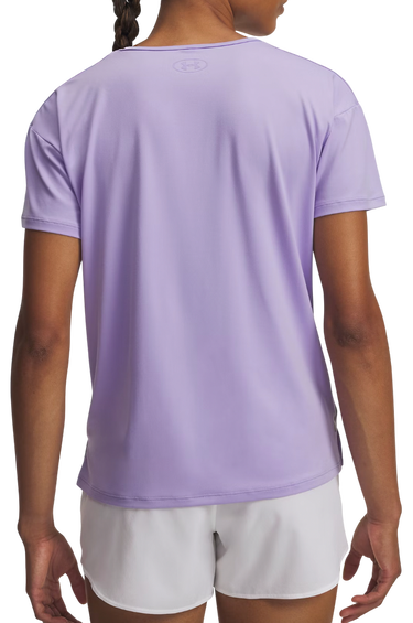 Crop top Under Armour Vanish Energy Short Sleeve Cropped Wrap T-Shirt Ljubičasta | 1379141-538, 1