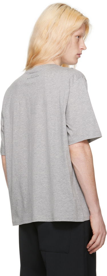 Majica kratkih rukava Studio Nicholson Studio Nicholson Bric T-Shirt Siva | BRIC SNM-911, 2
