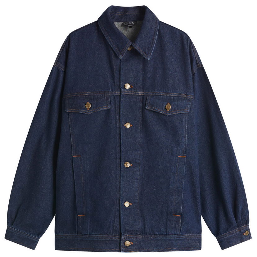 Jakna A.P.C. A.P.C. Elvis Denim Jacket Plava | COHJI-H02913-IAL