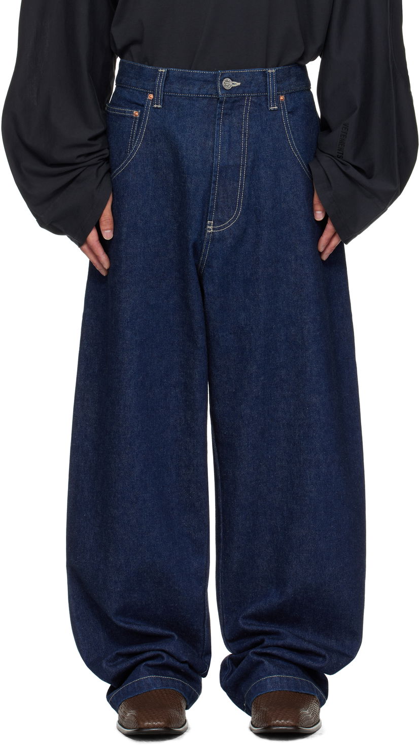Jeans VETEMENTS VETEMENTS Hip-Hop Jeans Plava | UH76DP250N