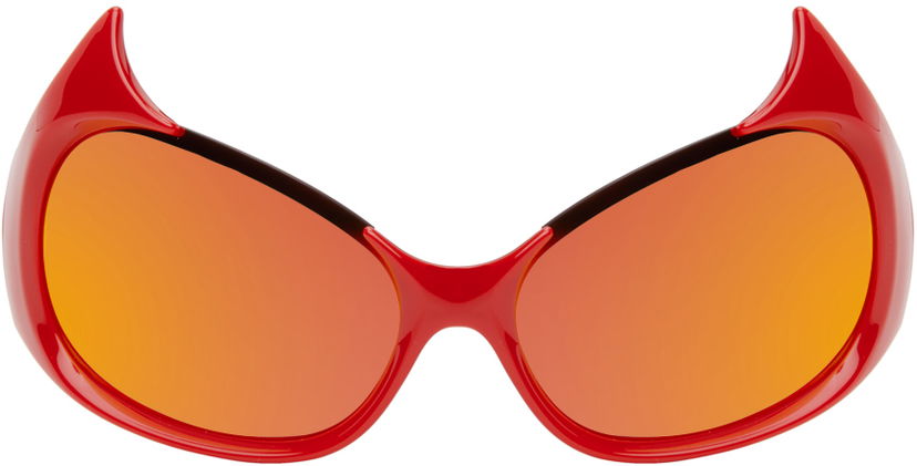 Sunčane naočale Balenciaga Red Gotham Cat Narančasta | BB0284S-004
