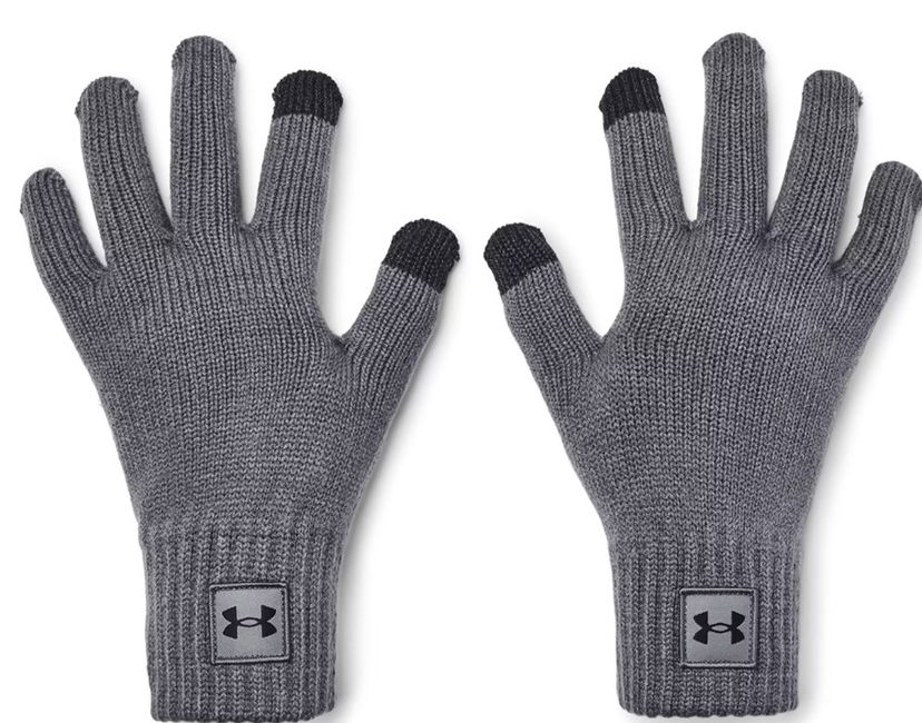 Rukavice Under Armour Halftime Knit Gloves Siva | 1373157-013