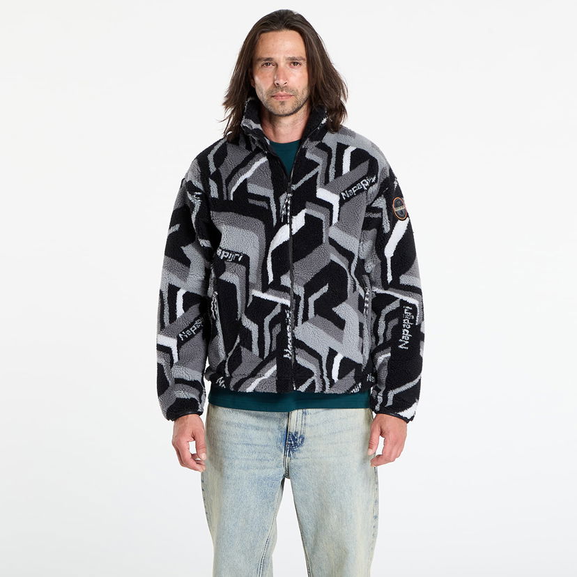 Jakna Napapijri Napapijri T-Fiemme AOP Fleece Jacket Višebojno | NP0A88TCFZN1