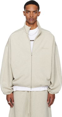 ESSENTIALS Modern Fit Fleece Track Jacket