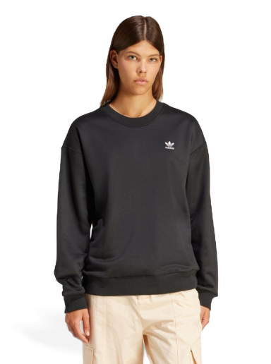 Džemper adidas Originals Trefoil Loose Crewneck Crna | IU2410