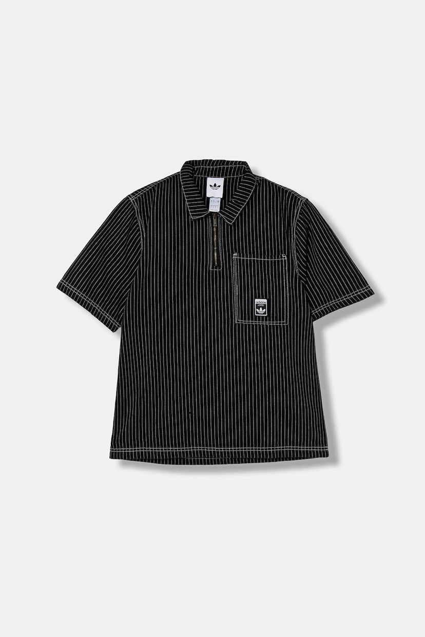 Polo majica adidas Originals adidas Originals Graphic Lo Sh Polo Shirt Crna | JW0171