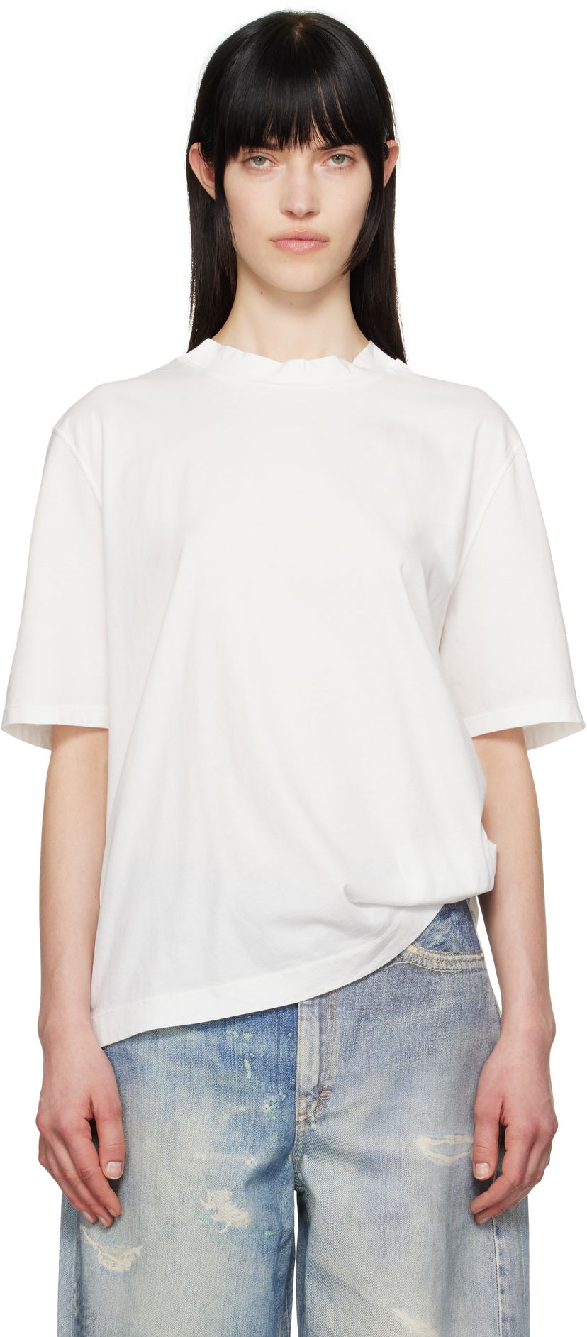 Majica kratkih rukava OUR LEGACY Our Legacy Big T-Shirt Bijela | W2256BW