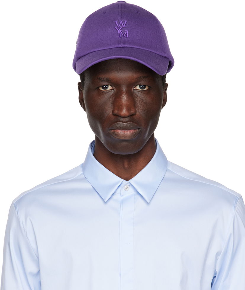 Kapa WOOYOUNGMI Embroidered Cap by Ljubičasta | W231AC54