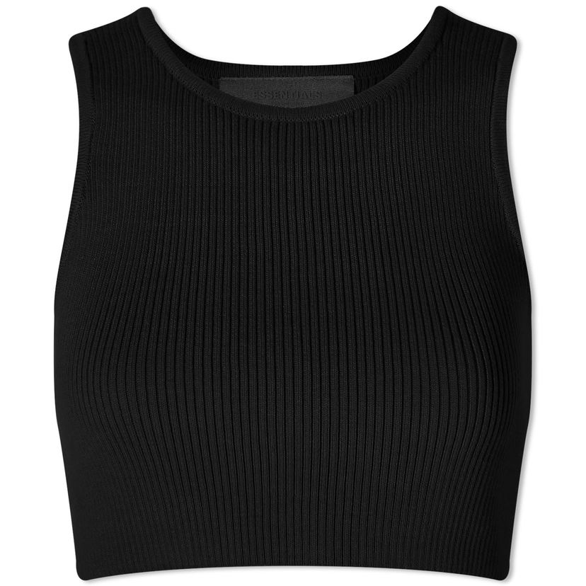Crop top Fear of God Essentials Sport Tank Top Crna | 192BT235340FW